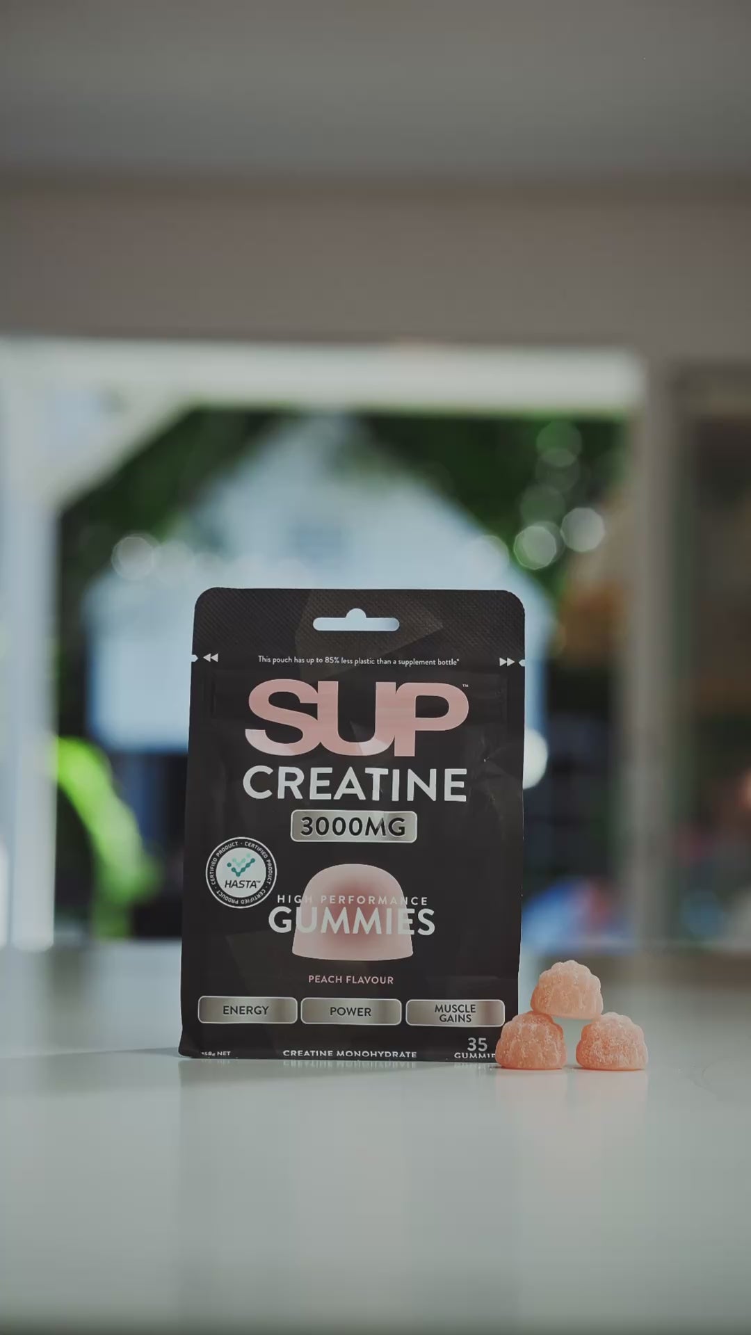 Image of SUP Creatine Gummies Peach 35s